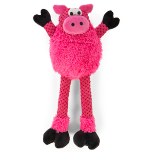 Godog Checkers Skinny Pig With Chew Guard Technology Durable Plush Dog Toy Mini 1pc Godog Checkers Skinny Pig With Chew Guard Technology Durable Plush Dog Toy Mini 1pc