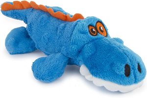 Godog Gators With Chew Guard Technology Durable Plush Squeaker Dog Toy Blue Large 1pc Godog Gators With Chew Guard Technology Durable Plush Squeaker Dog Toy Blue Large 1pc