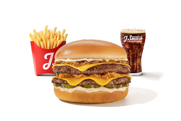 American Cheese Burger Meal