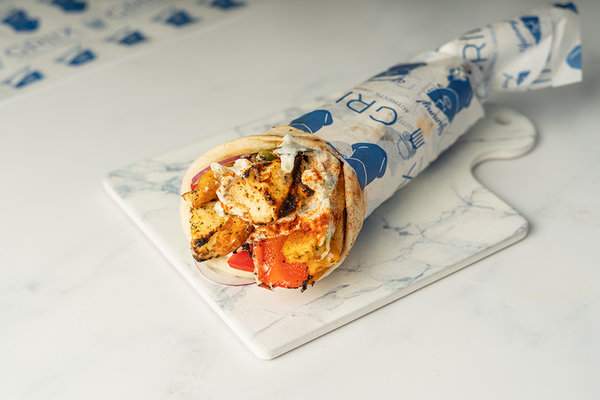 Grilled Halloumi Wrap