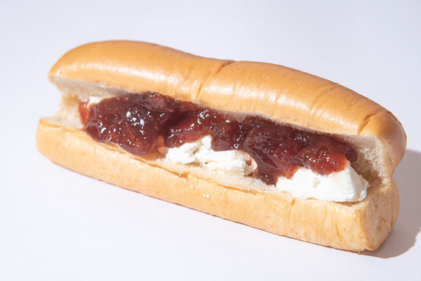 Jam with Qeshta Sandwich