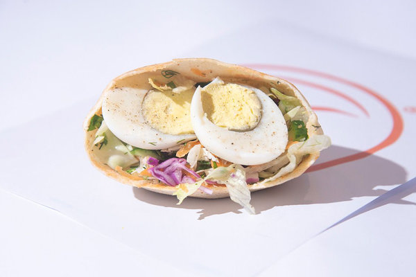 Boiled Eggs Sandwich