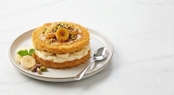 Konafa with Banana