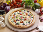 Vegetarian Pan Pizza  Pizza King  restaurant 
