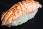 Fried Salmon Nigiri  اوشي سوشي (مغلق) restaurant 