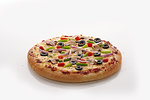 بيتزا خضروات  Pizza Time restaurant 