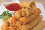Vegetables Spring Rolls   Il Pennello Ceramic Cafe restaurant 