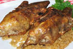 Stuffed Pigeon with Fereek  السيد ابو الخير restaurant 
