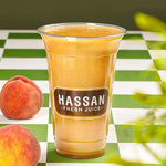 Peach Juice   عصائر حسن فريش restaurant 