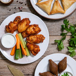 Hot Appetizers Platter (For Sharing)  Chicken Tikka restaurant 