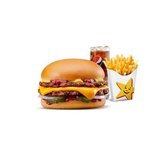 دبل تشيز برجر كومبو  هارديز restaurant 