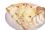 White Chocolate Crepe  ذا وافل restaurant 