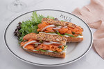 Smoked Salmon Sandwich  بول restaurant 