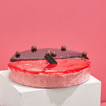 تورتة ايس فراولة  شوكولاتة  حلويات أبواللبن restaurant 