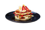Strawberry Banana Delight Pancake  ديب ن ديب restaurant 
