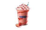 Strawberry Banana Chillattas  Cinnabon Bakery Cafe restaurant 