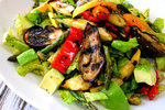 Grilled Veggie Salad  Il Pennello Ceramic Cafe restaurant 