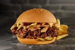 Texas BBQ Brisket Sandwich  بوتشرز برجر restaurant 