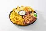 ربع فرخة مشوية على الفحم صدر  ابن الشام restaurant 