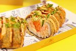 Tempura Salmon Sushi Dawg  تاكوسان restaurant 