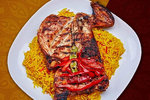 وجبة 1/2 دجاجة مشوية  مطعم حضرموت  restaurant 