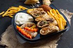 Arabian Mix Shawerma Plate  Abou Fares El Soury restaurant 