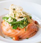 سلطة سلمون ايلاند  كافيه سوبريم restaurant 