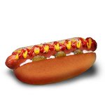 هوت دوج ساندويتش  هارديز restaurant 