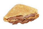 Plain Nutella Crepe  ذا وافل restaurant 