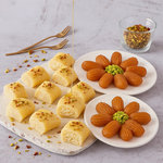 عرض حلاوة الجبن وبلح الشام  حلويات أبواللبن restaurant 