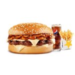 مشروم آند سويس كومبو  هارديز restaurant 