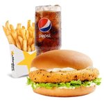 وجبة الأطفال تشيكن برجر  هارديز restaurant 