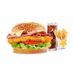 تشيكن كوردون بلو كومبو  هارديز restaurant 