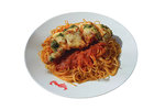 Chicken Mozzarella Pasta with Red Sauce  Pastaweesy restaurant 