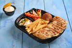 Arabian Chicken Shawerma Plate  Abou Fares El Soury restaurant 