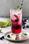 Blueberry Mojito   عصائر حسن فريش restaurant 