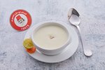 شوربة كريمة بقطع الفراخ  ابو مازن restaurant 