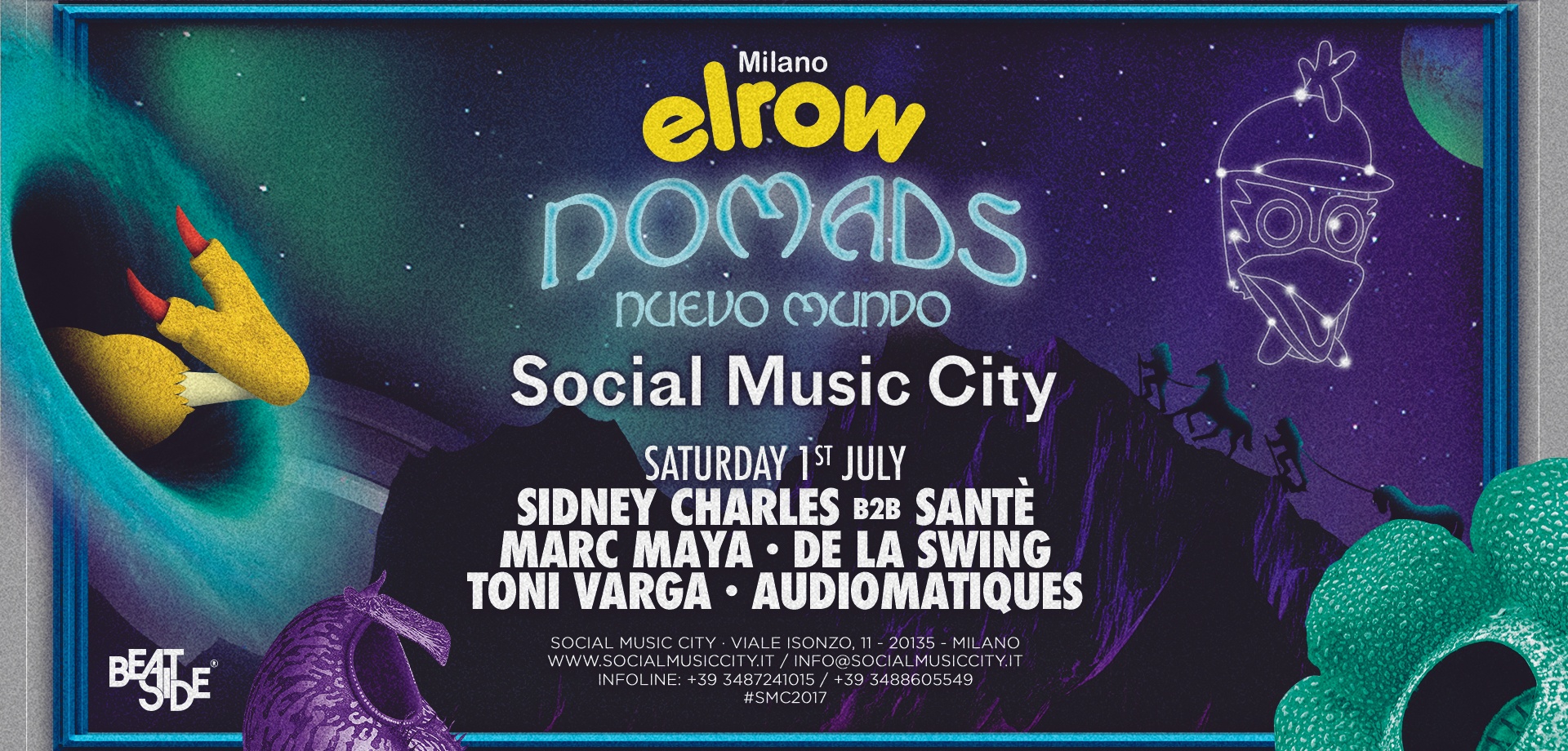 Social music city - nomads, new world