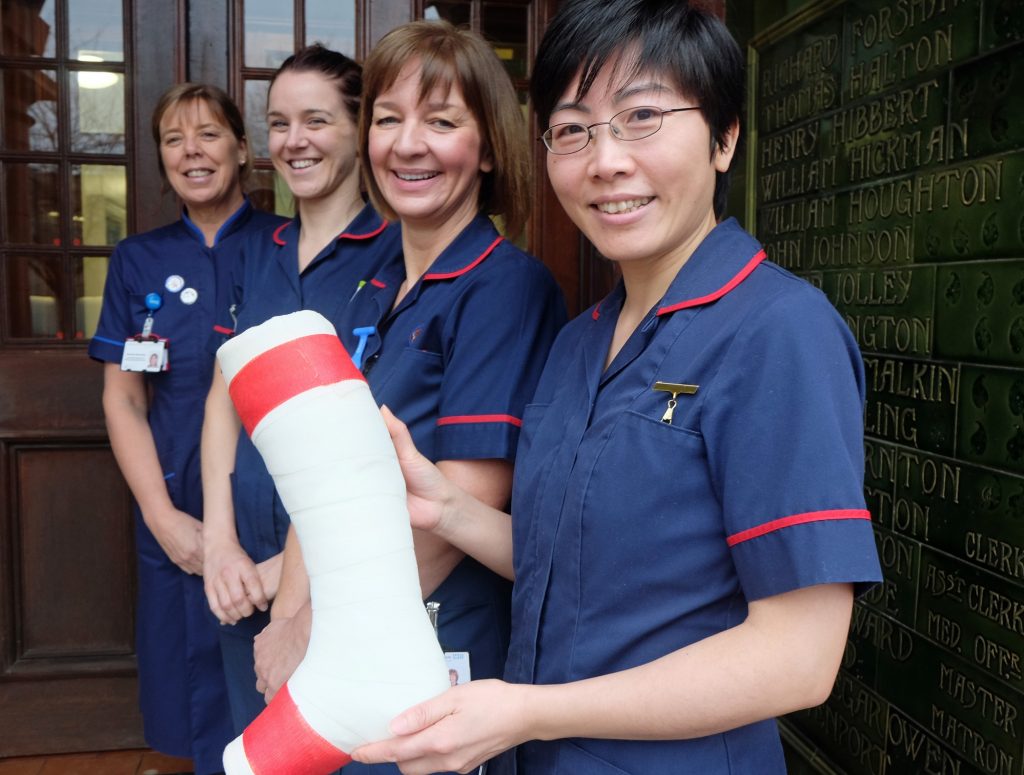 ‘Red band’ preventing pressure ulcers caused by casts Nursing Times