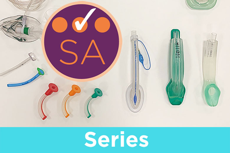 Adult emergency trolley 1 equipment to support airway and breathing