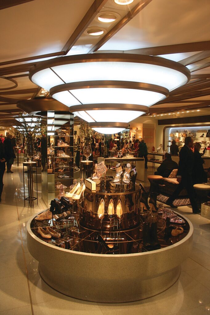 Harrods London, Women's Shoe Department