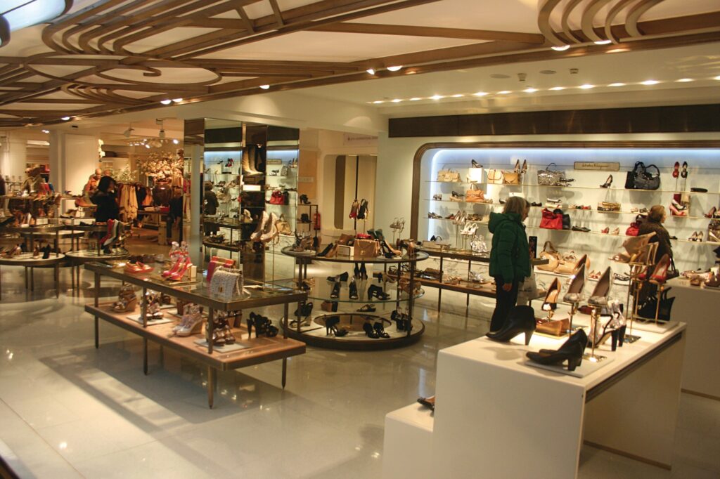 Harrods London, Women�s Shoe Department