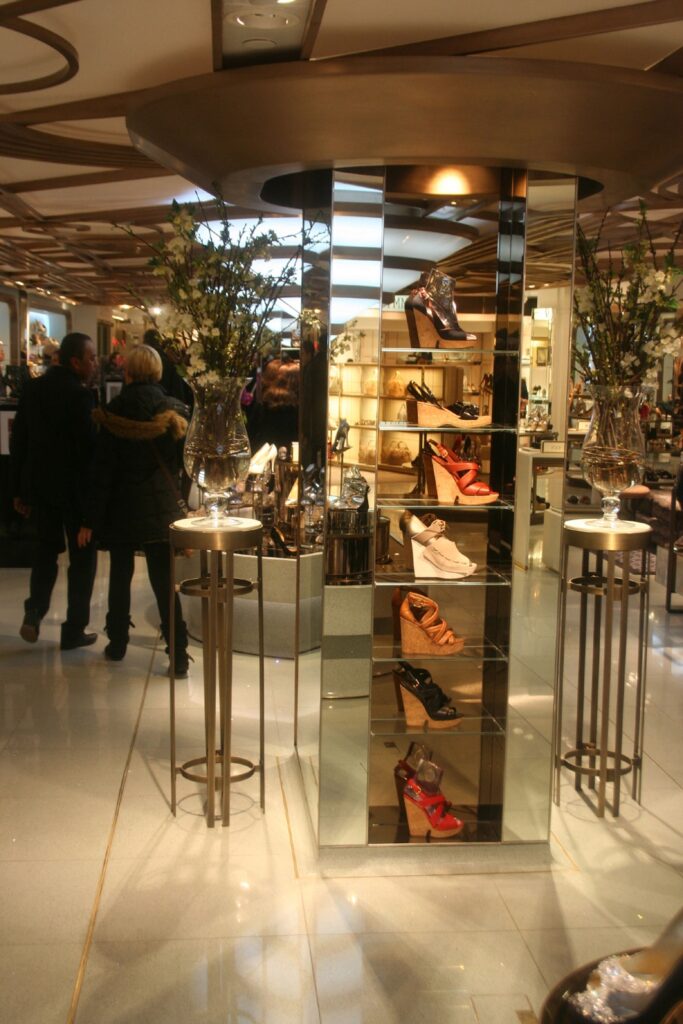 Harrods London, Women�s Shoe Department