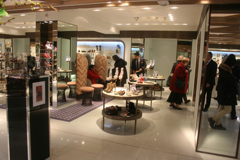 Harrods London, Women�s Shoe Department