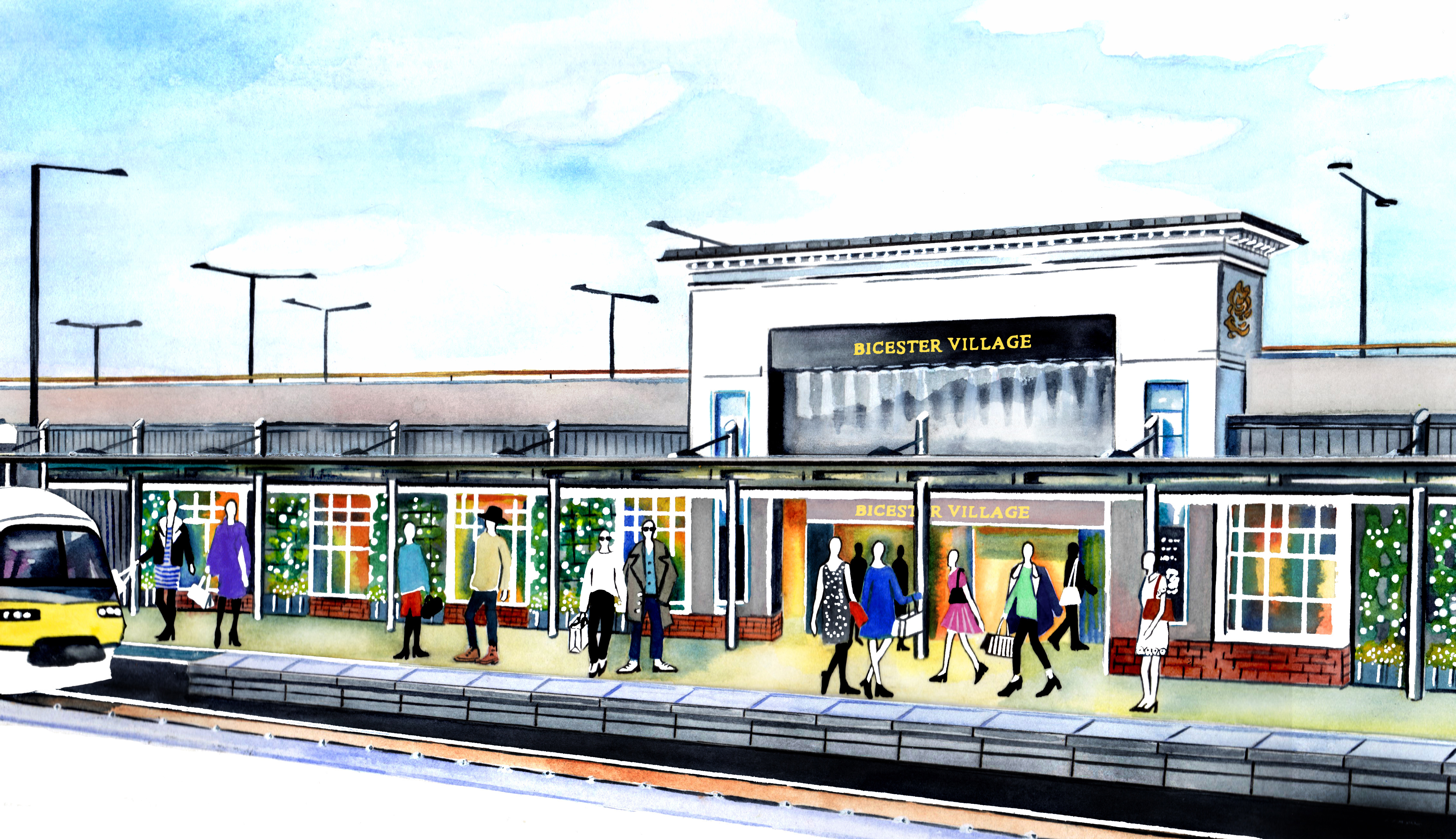 New train station to boost visitors at Bicester Village