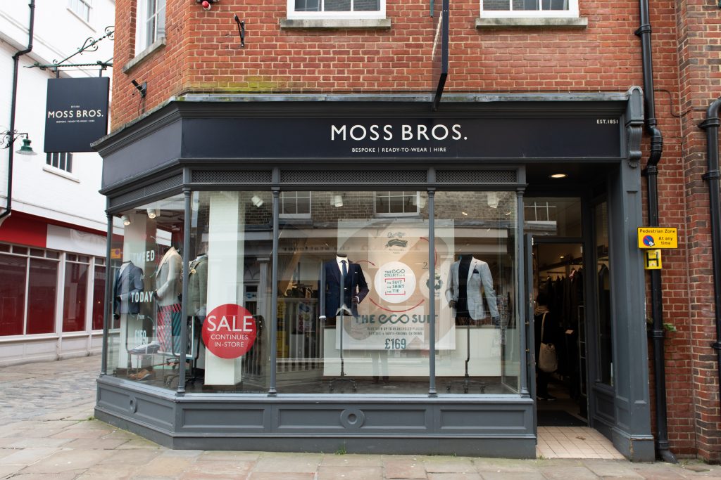 Exclusive Moss Bros chair and directors exit