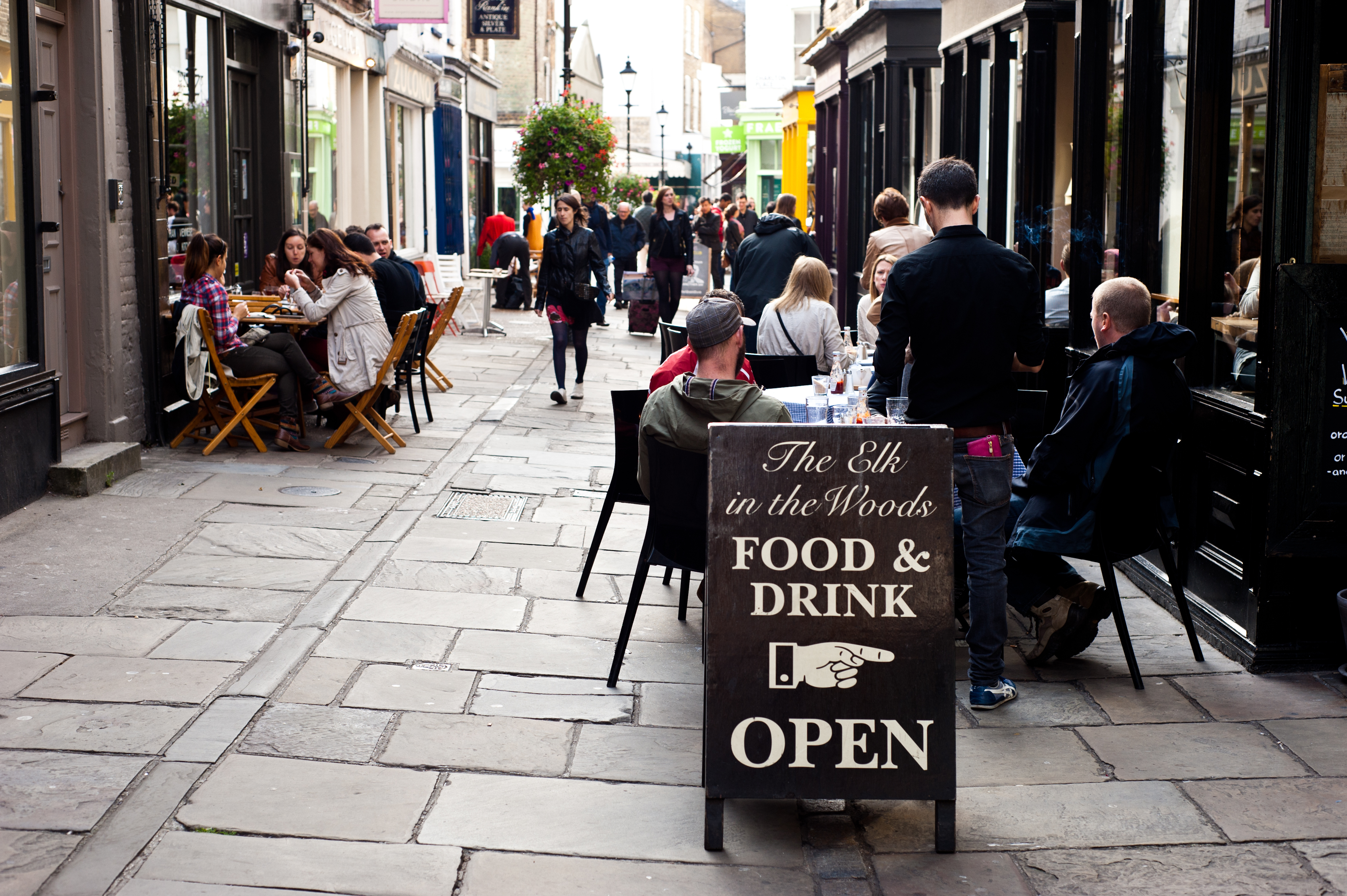 High street footfall after lockdown will be boosted by the reopening of hospitality and leisure