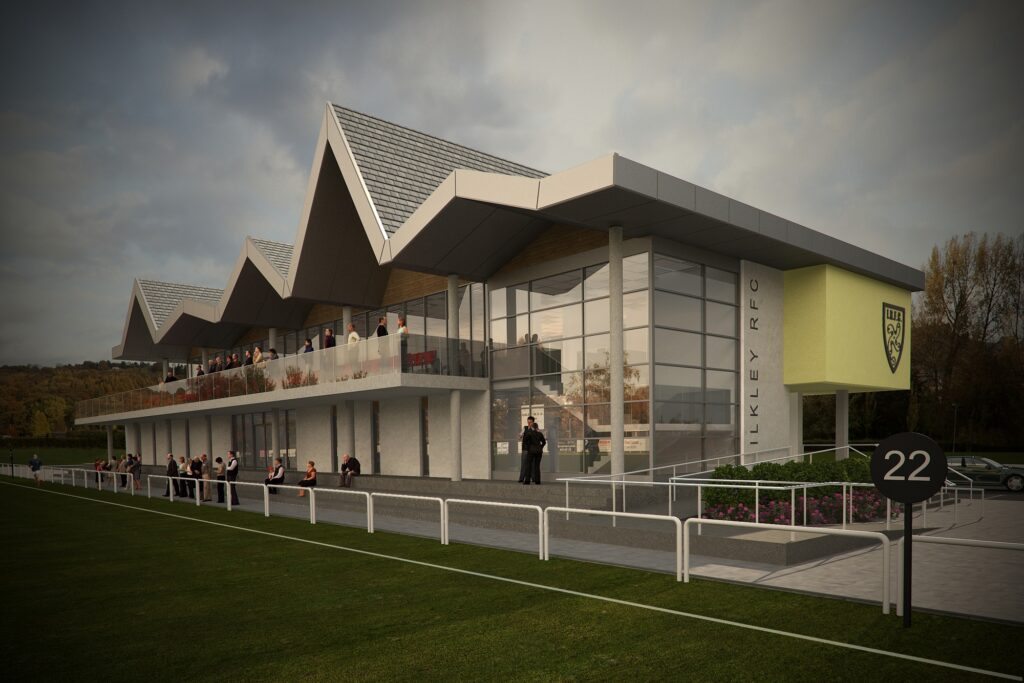 Ilkley Rugby Club grandstand take two