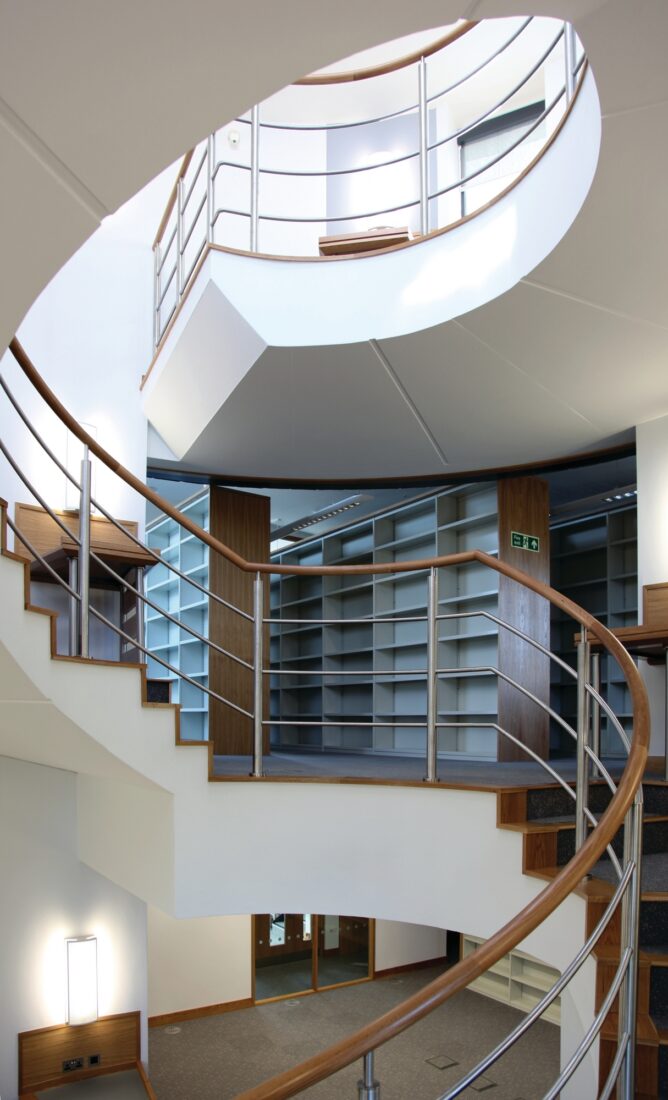 Fitzwilliam College Library and IT Centre, Cambridge, by Edward