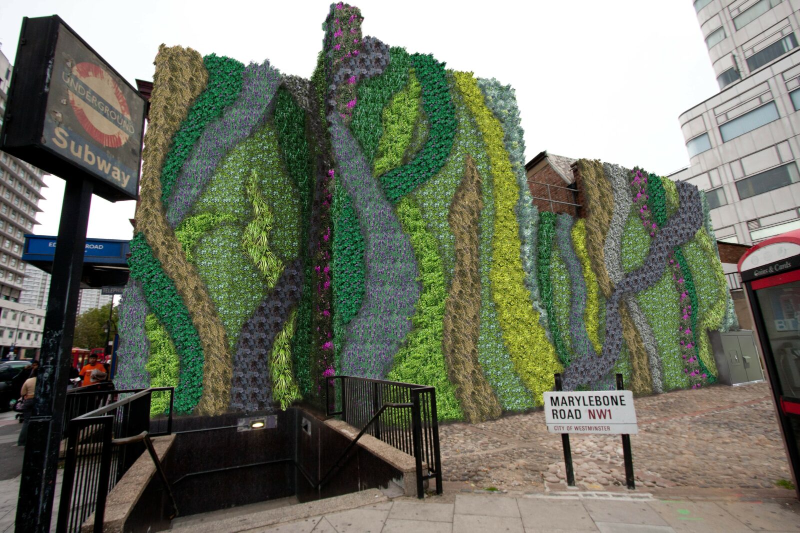 Green Sky Thinking TfL's Green Wall in Central London